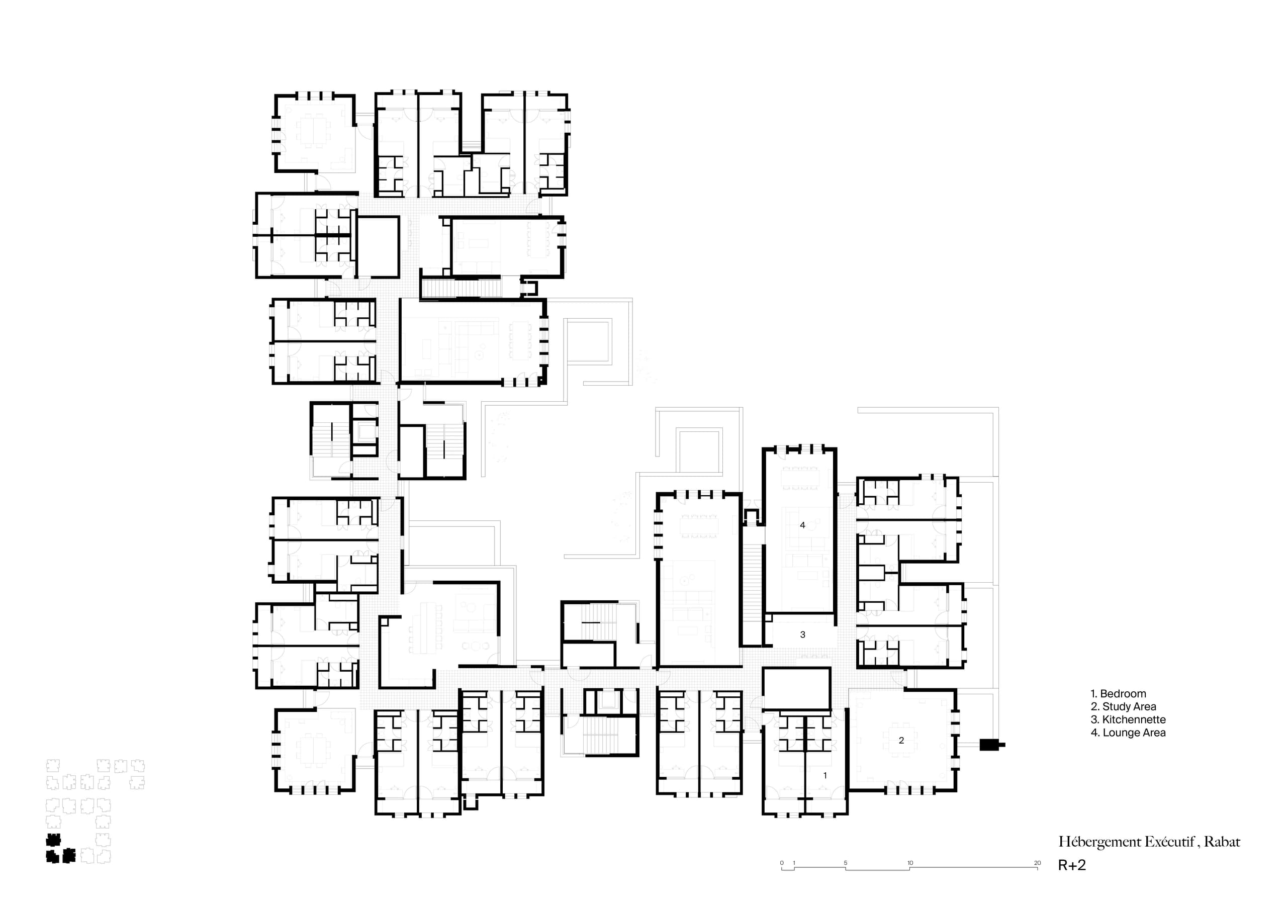 Bofill Taller De Arquitectura 2025 Um6p Rabat Hébergement Exécutif Plan R+2