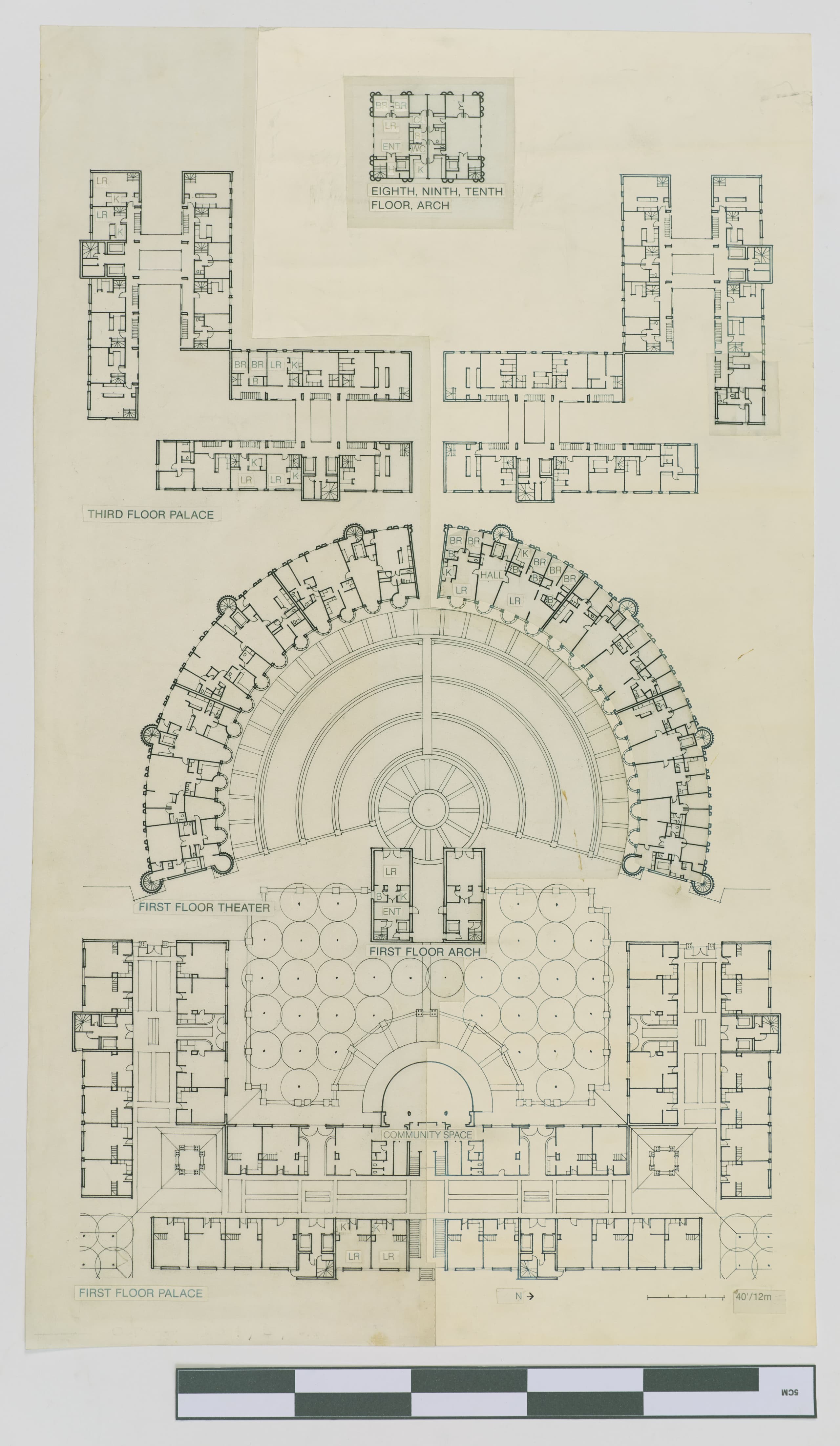 Bofill Taller De Arquitectura Studio Abraxas Dibujo 03
