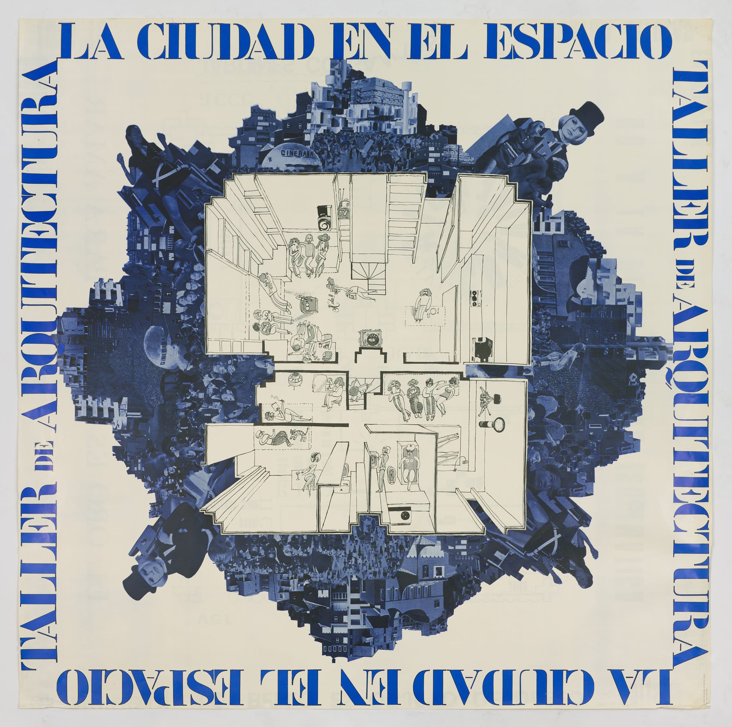 Bofill Taller De Arquitectura 1971 Ciudad En El Espacio Madrid Plans Collage 06