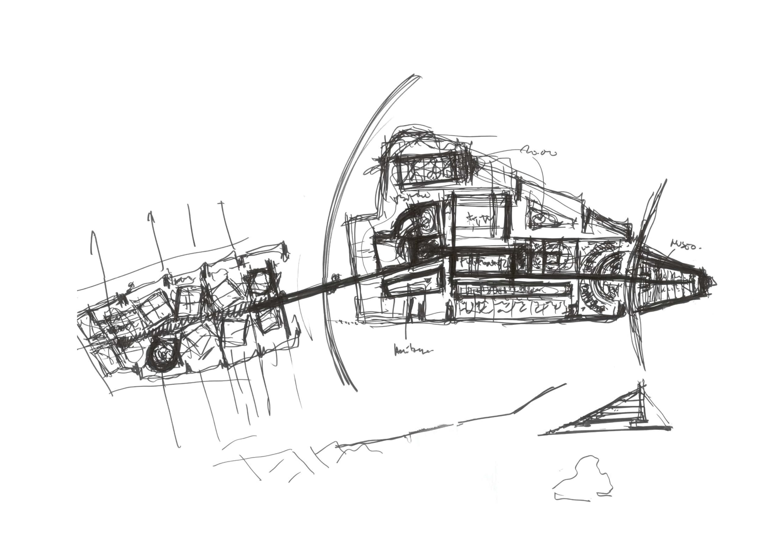 Bofill Taller De Arquitectura 2019 Royal Art Complex Riyadh Sketch 01
