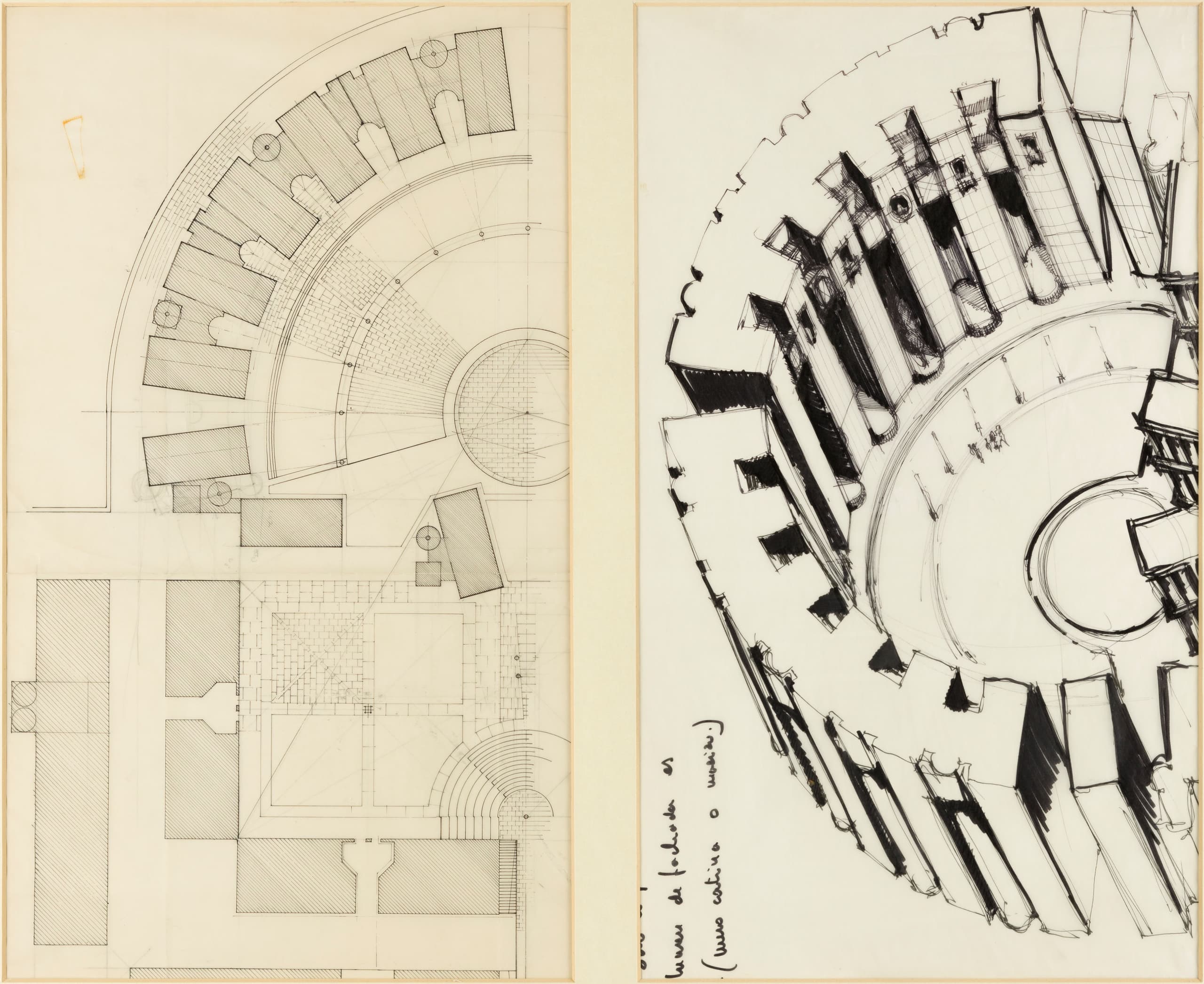 Bofill Taller De Arquitectura Studio Abraxas Dibujo 08