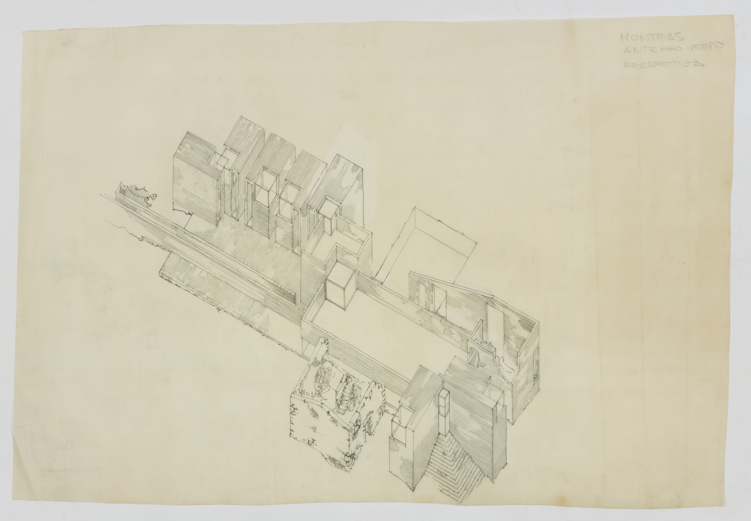 Bofill Taller De Arquitectura Casa Montras Dibujo 01