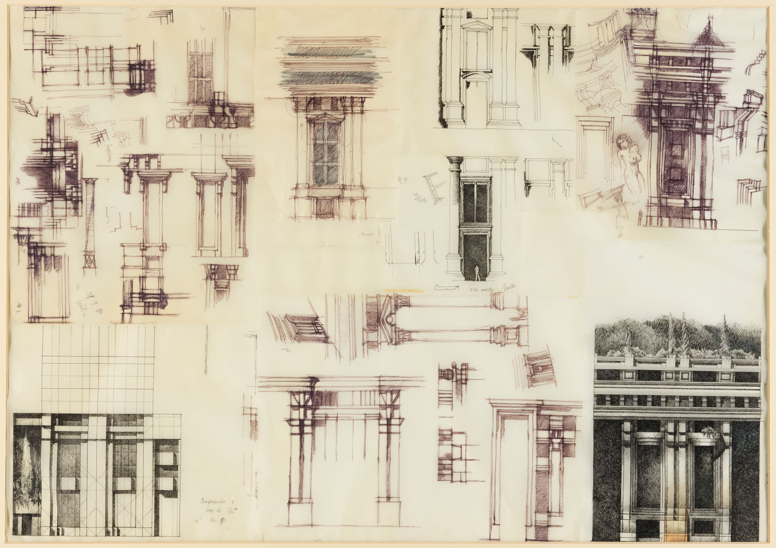Bofill Taller De Arquitectura Studio Abraxas Dibujo 05